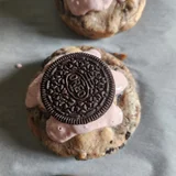 April's homemade Strawberry Oreo Milkshake
