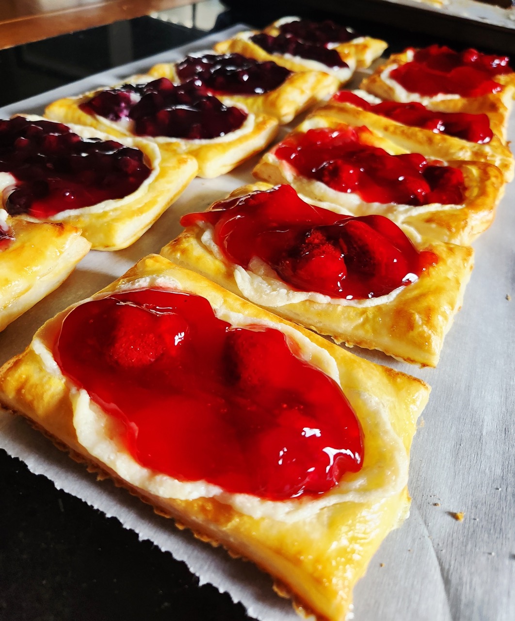 April's home-baked Fresh Fruit Bakery Danishes